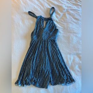 Blue Short Romper